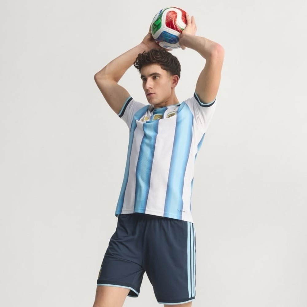 ADIDAS Argentina 26 Home Authentic Jersey MENS SIZE S White/Ice Blue JM5897 - Picture 6 of 14